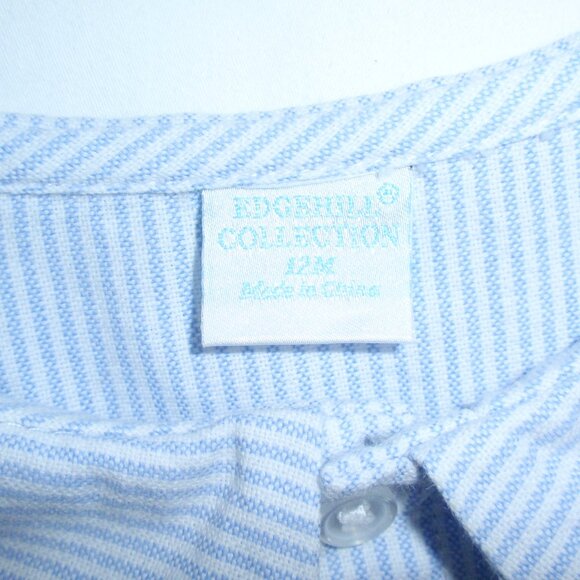 Edgehill Collection Striped Long Sleeve Button Shirt Boys 12m - Picture 4 of 6